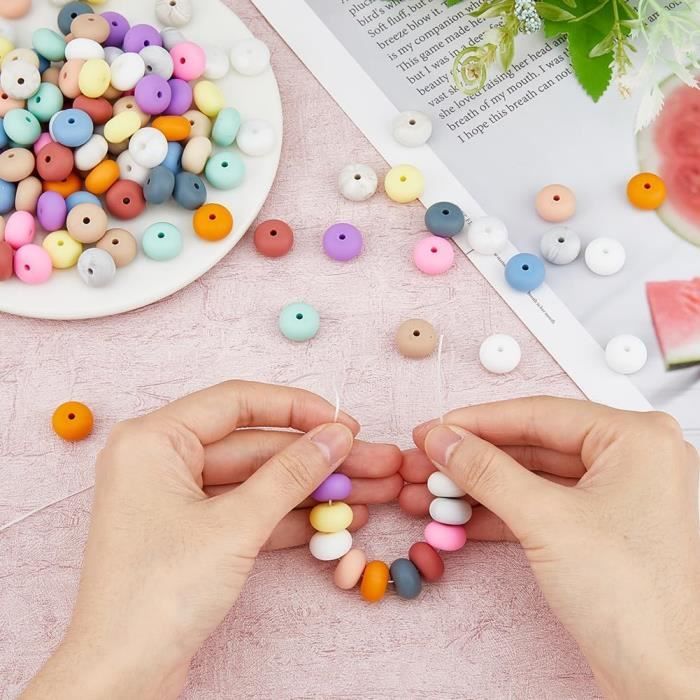 SUNNYCLUE 1 boîte de 10 perles en Silicone en Forme D'Animaux Marins, Perles Focales en