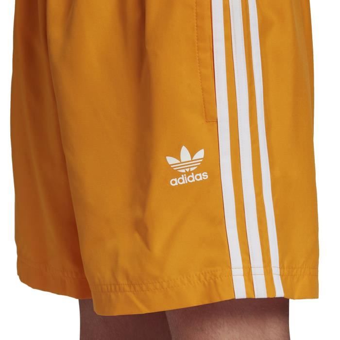 Short de Bain pour Homme Adicolor Classics 3 Stripes Adidas Orange HF2118