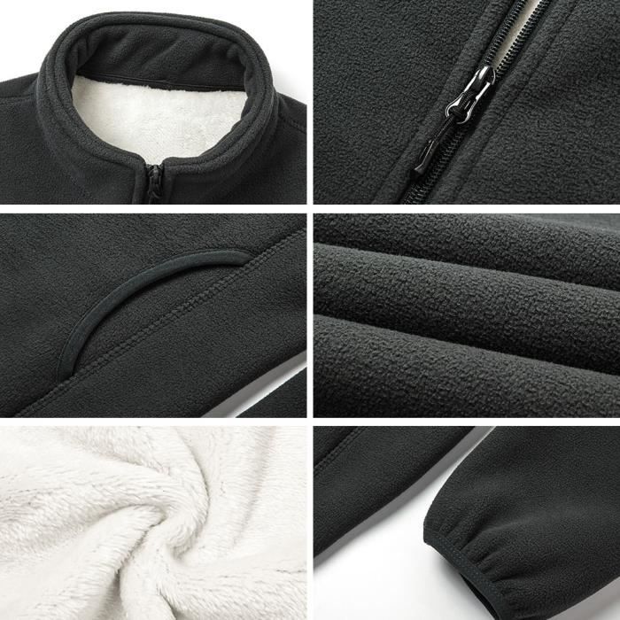 Veste Polaire L.L.Bean Polartec Homme - Taille L - Bleu Marine - Fermeture éclair Intégrale