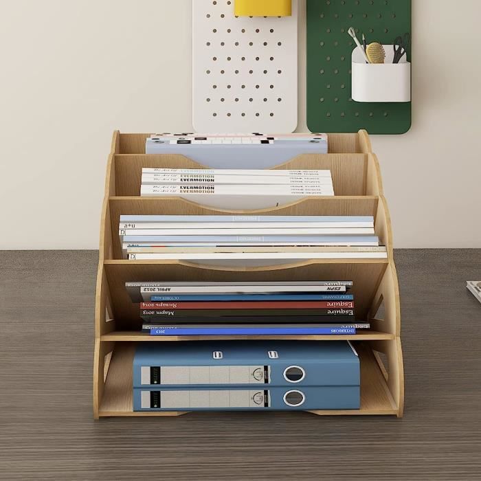 Organisateur De Dossiers De Bureau En Forme D'Éventail Étagère De