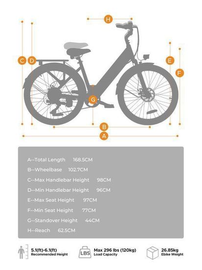 Vélo Électrique - FLASIDU - VTT Électrique - 250W - 36V 13Ah - 27.5