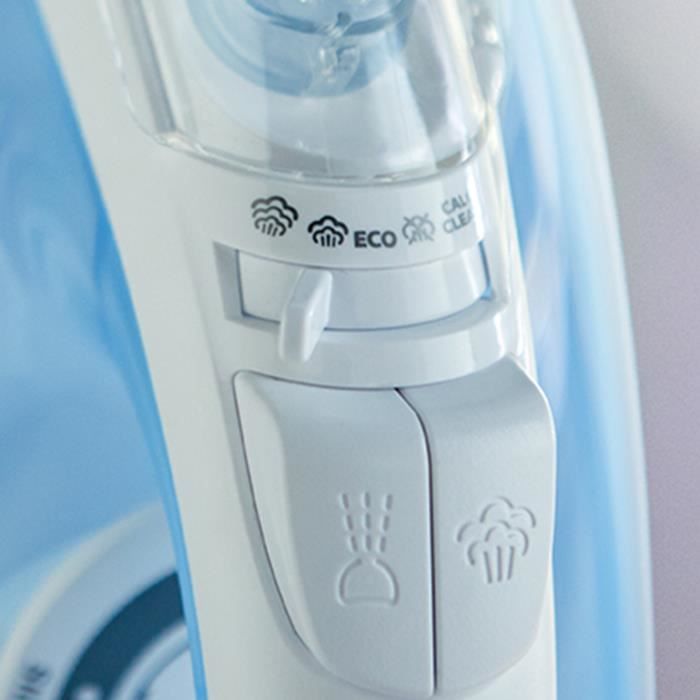 PHILIPS Fer à repasser EasySpeed GC1740/20, 2000W, Pressing 90 g/min ...