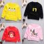 Enfant En Bas Age Enfants Bebe Fille Garcon Dessin Anime Lettre Sweat A Manches Longues Pull Hauts 100 Rose Achat Vente Polo Cdiscount