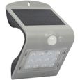 Applique murale solaire EZSOLAR 220 lumens 12 LED détecteur de mouvements-0