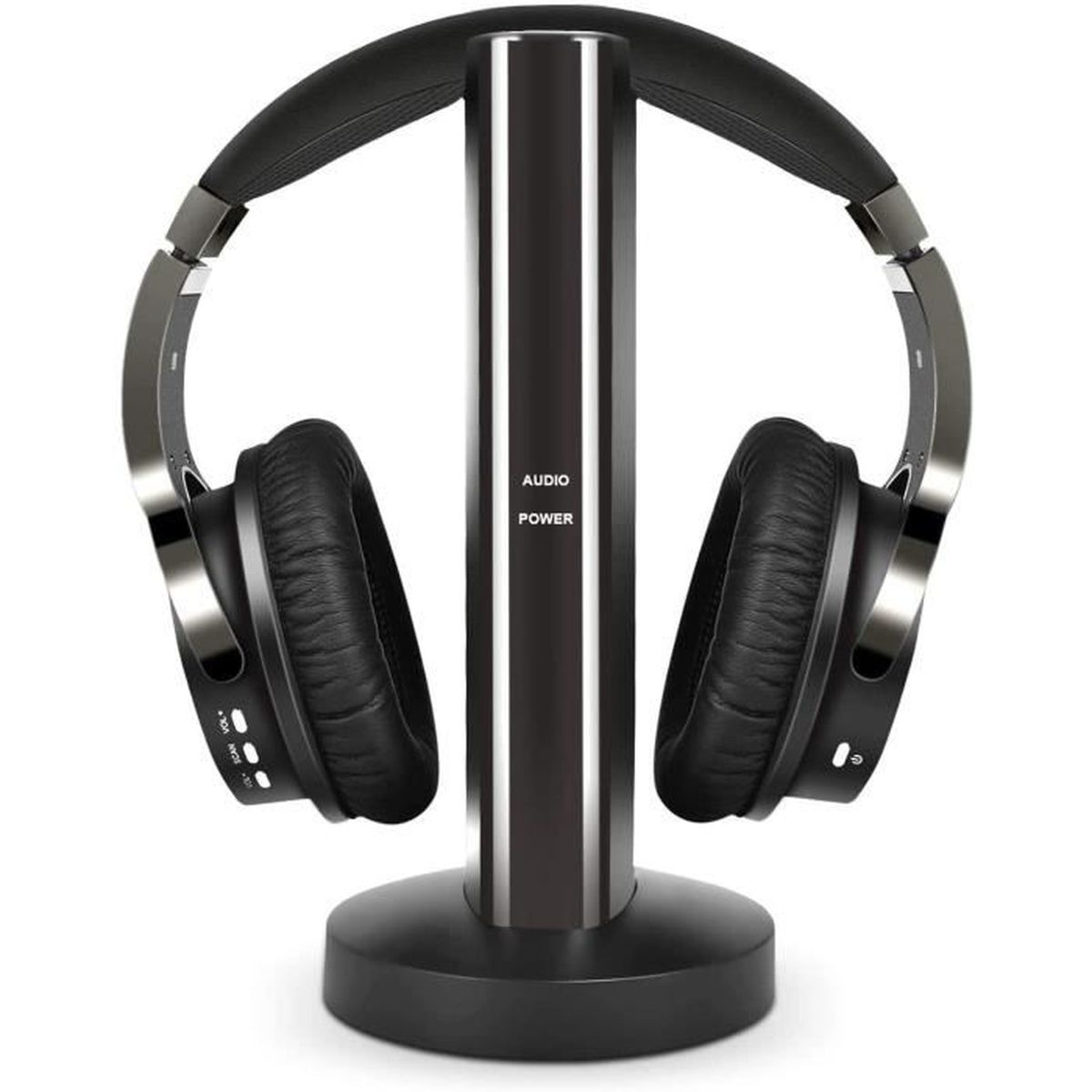 Casque TV sans Fil avec 2.4GHz Numérique émetteur, Casques écouteurs pour Television avec Port