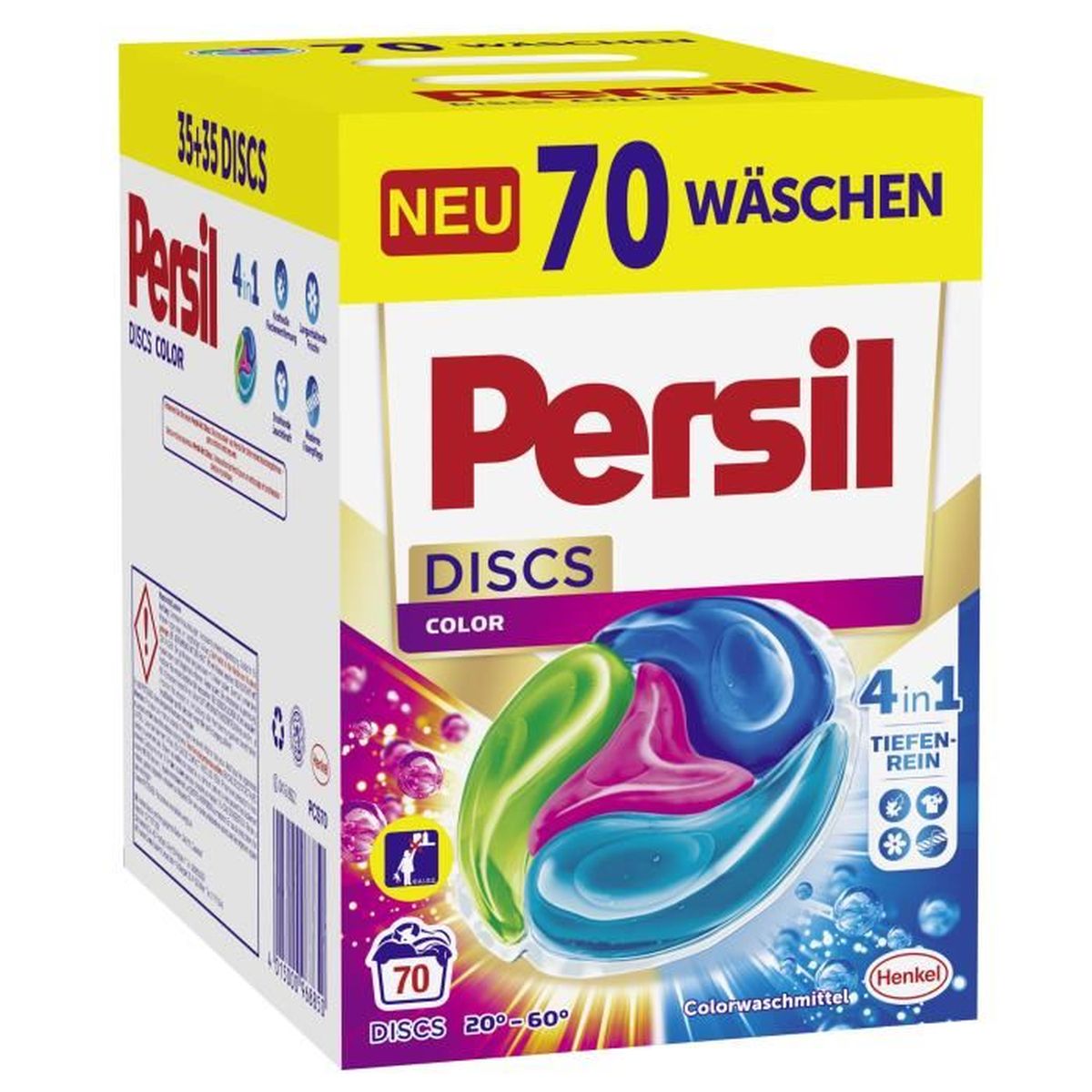 Persil Discs Color Detergent De Couleur 70 Charges De Lavage
