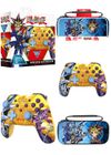 FREAKS AND GEEKS Manette Yu-Gi-Oh! Sans Fil Bluetooth pour Nintendo Switch – PC Dark Magician vs Blue-Eyes White Dragon + Sacoche XL Switch et Oled.
