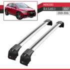 Barres De Toit ACE-2 Pour Mercedes Classe GLA (X156) 2014-2019 - 2 Barres Aluminium Noir, Charge Max 75 Kg, Antivol - 6