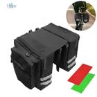 FOOTIER Sacoche de VéLo Pour Porte-Bagages Arrière, éTanche, Double Sacoches de Selle Pour VéLo Avec Bandes Fluorescentes, 30l,