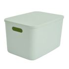 Boîte de Rangement Avec Couvercle "Iris" 15,5L Sauge