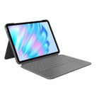 Etui clavier - Logitech - Combo Touch - QWERTY - Pour iPad Air 11" (M2 & M3) & Ipad Air (5e génération) - Gris