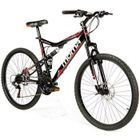 MOMABIKES Vélo VTT MOMA BIKES HIT 26" SHIMANO 21V Freins à disques Suspension avant