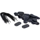 NATURE Set de fixations , Couleur Anthracite