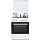 Cuisinière - ROSIERES - RGG663CSW/E - 4 Brûleurs - Four Gaz - 60 cm - Blanc