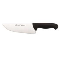 Couteau de boucherie Arcos Couleur - Prof 295925 en acier inoxydable Nitrum et mango polypropylène noir ergonomique avec lame de 20