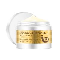 Crème pour le visage à la bave d'escargot, produit avec collagène antirides, soin hydratant et blanchissant, [D2F164F]