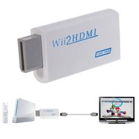 Hub USB,Adaptateur Full HD 1080P Wii vers HDMI,convertisseur Audio 3.5mm pour écran de moniteur PC HDT[B170770128]