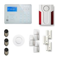 Alarme maison sans fil ICE-B 3 à 4 pièces mouvement + intrusion + détecteur de fumée + sirène extérieure - Compatible Box / GSM