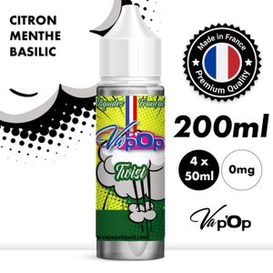 goût cigarette électronique 200 ml Base e-liquide 50/50 nicotine 6 MG en 200 ML