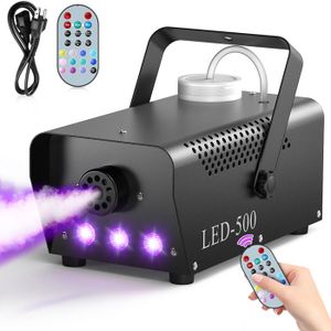 Machine à Fumée De Brouillard - Machine à Brumiser Sans Fil Brumisateur Disco De Scene Brumisateur Dmx512 1500w Telecommande 2pcs