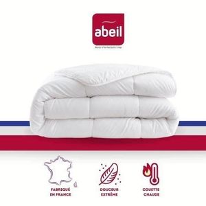 Couette Chaude MORTREUX Ebene 2 Personnes 220x240 Cm - Microfibre Bleue