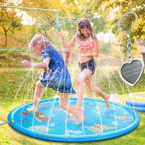 Arrosage Ext/érieure Gonflable Pad,Sprinkle Splash Play pour Les Enfants pour L/ét/é Tapis de Jet deau,Tapis de pulv/érisation deau