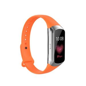 BRACELET DE MONTRE Bracelet de montre en TPE orange pour Samsung Gala