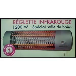 RADIATEUR D’APPOINT Reglette chauffage rayonnant radiant radiateur - Marque - Modele - Salle de bain - 1200W