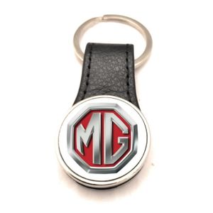 Porte-clés de voiture en métal et cuir,accessoires  Anti-perte,pendentif,pour Morris Garages MG 6 3 5 7 TF ZR ZS HS GS GT  hectrtor RX5 - Type For MG