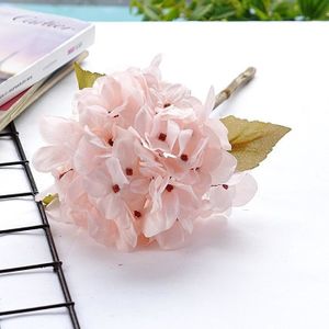 FLEUR ARTIFICIELLE rose clair - Hortensia britannique rétro européenn
