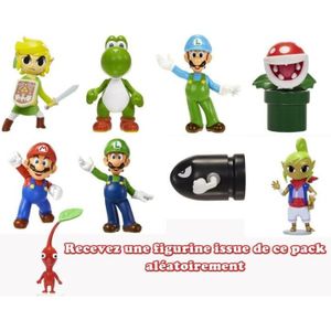Figurine - JAKKS PACIFIC - Super Mario Bros : Iggy + Bâton - 10 cm