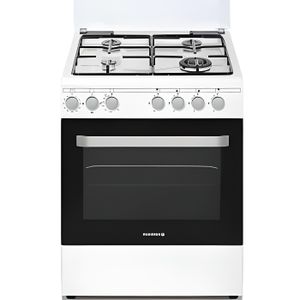Cuisinière Gaz Combiné Lave-vaisselle 60cm 6c 56db Blanc Rosieres Tr4gnorb/1