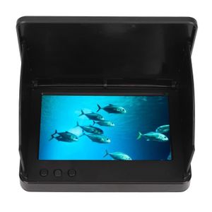OUTILLAGE PÊCHE Tbest Caméra de pêche Fish Finder, Portable Fish Finder 2500cd 5in IPS HD Screen Underwater Fish Finder Camera piscine detecteur