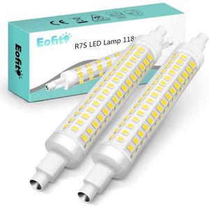 AMPOULE - LED Lot de 2 ampoules LED R7S 118 mm Blanc froid 6000 