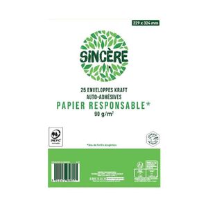 Paper24 Lot de 100 enveloppes carrées et autocollantes Vert 15 x 15 cm 