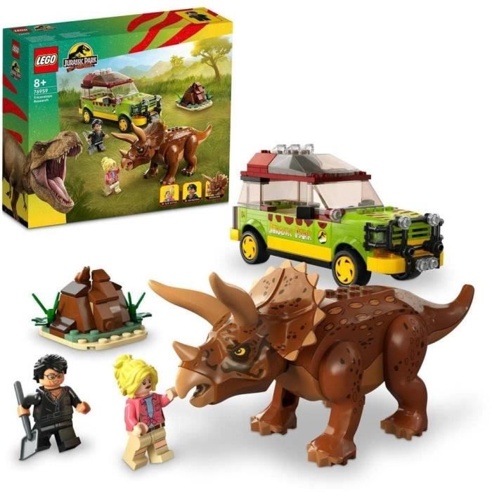 Lego 76942 jurassic world l'évasion en bateau du baryonyx dinosaure bateau jouet  enfants des 8 ans garçon et fille - La Poste