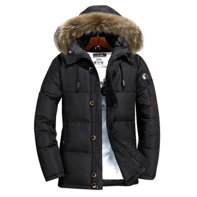 Doudoune fourrure homme on sale luxe