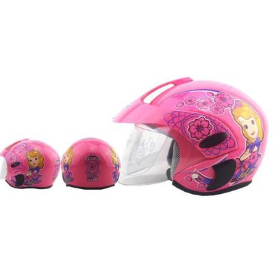 Casque moto enfant fille garçon, casque jet enfant avec visière, casque scooter enfant scooter casque cyclomoteur casque vélo, dégagement rapide, amovible, lavable A,52-56cm
