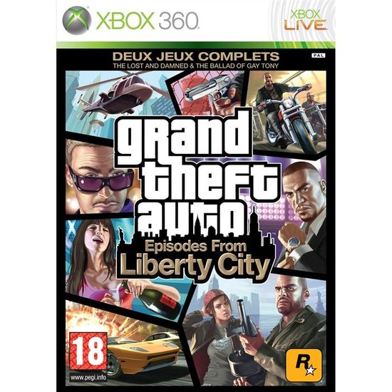 GTA IV: Episodes from Liberty City XBOX 360 - Cdiscount Jeux vidéo