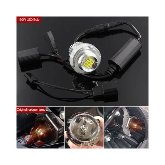Ampoules LED Angel Eyes Pour BMW E87 E92 E88 - 6000K Blanc, 2200 Lumens, Anneau Halo - Pour Phares Ou Feux Antibrouillard