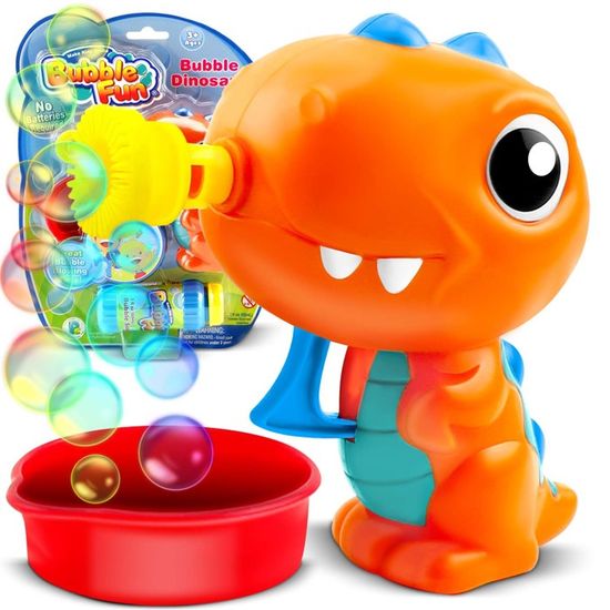 Machine à Bulles Dinosaure 40 Trous - Jouet Enfant 6-12 Ans, Multicolore, Neuf