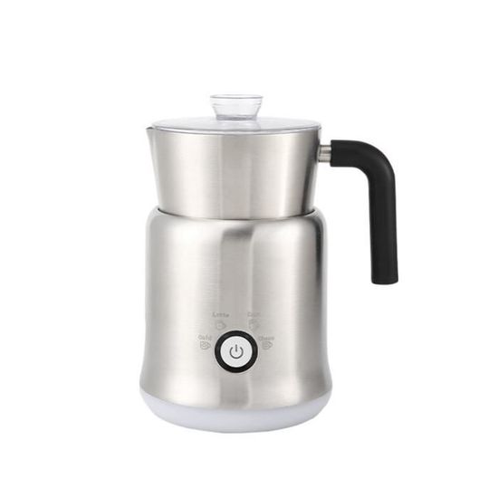 Mousseur Chaud Froid Huanyu Mousseur à Lait Électrique 700ml - 4 Modes Chaud /Froid Inox Amovible - Cappuccino, Latte, Chocolat Chaud