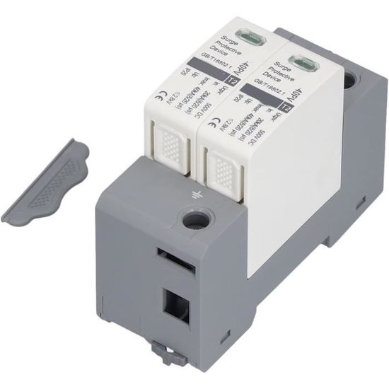 Parafoudre monophasé + neutre 20 ou 40kA Type 2-3