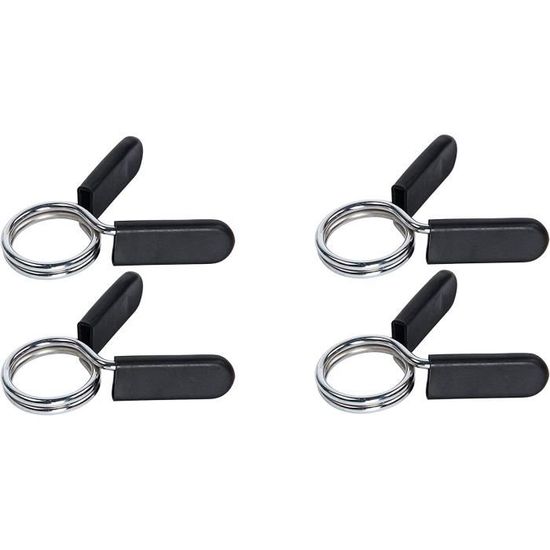 Pinces à Ressort Pour Haltères 1 Pouce – Lot De 4, Marque EastyGold, Neuf Sous Blister