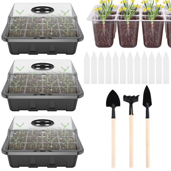 Lot De 20 Cloches De Jardin Robustes Avec Couvercles Amovibles - Protection Contre Escargots, Oiseaux Et Intempéries