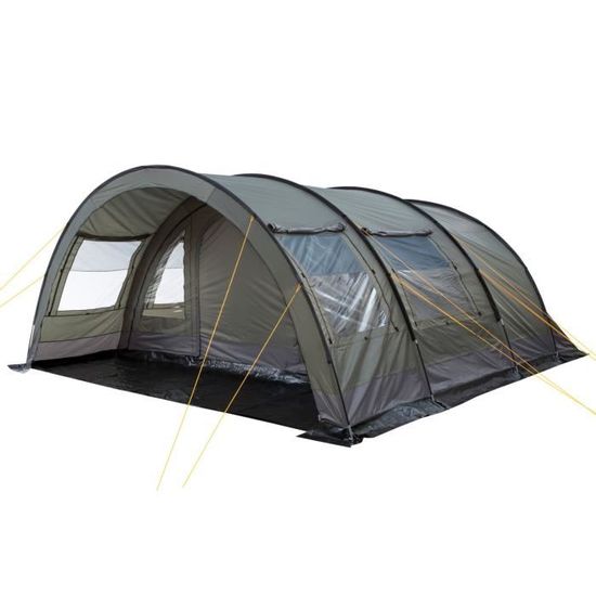 CampFeuer Tente tunnel pour 6 personnes "Relax6" | gris - olive