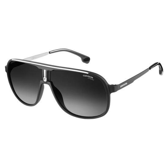 Lunettes De Soleil CARRERA Polaris&eacute; PILOT CHAMPION Mixte Noir Blanc
