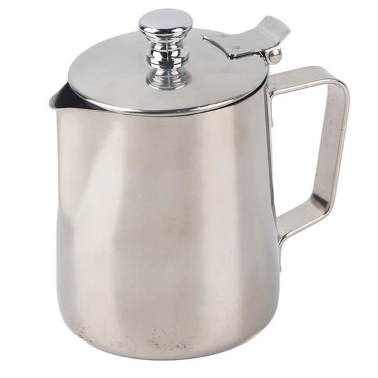 Lot De 4 Pichets à Mousser Le Lait En Inox 304 – Avec Bec Verseur Et Graduation, 350ml - 3