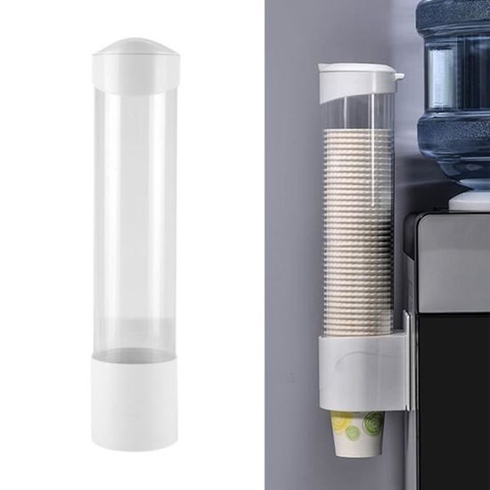 Distributeur Rotatif 360° Tasses Café & Couvercles | Annova Porte-Gobelets 4 Compartiments | Rangement Bureau Maison Bar