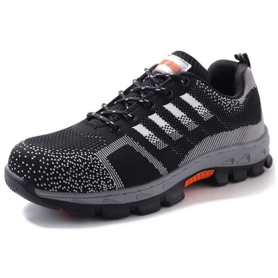 Chaussures De Sécurité VEVOR à Embout Acier - Taille US 11 (EU 44.5) - Noir, Largeur W - Neuf Avec Boîte